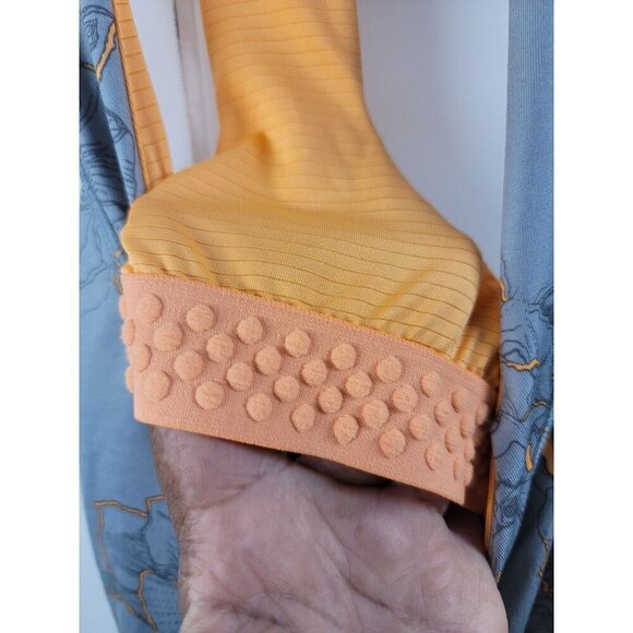 The North Face Women's Vapor Wick Floral Gray & Orange Tank Top Size M - Picture 8 of 9